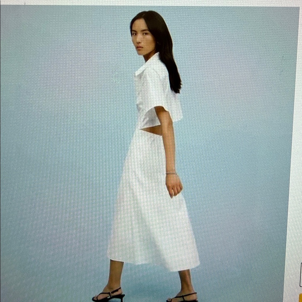 Reformation Women's White Dress- Dasha